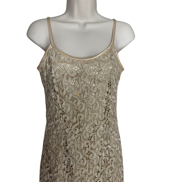 Aspeed Women’s Juniors Formal Elegant Cream Lace Dress With Shawl Size 3/4 - Picture 6 of 14